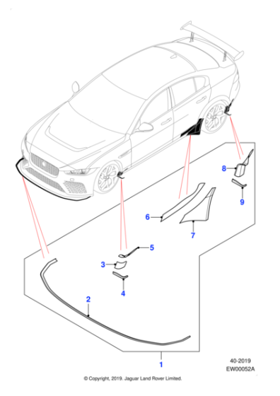 T4N32812 - Jaguar Protection film