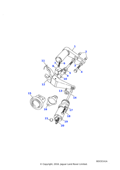 FTC2498 - Land Rover Slave cylinder clutch