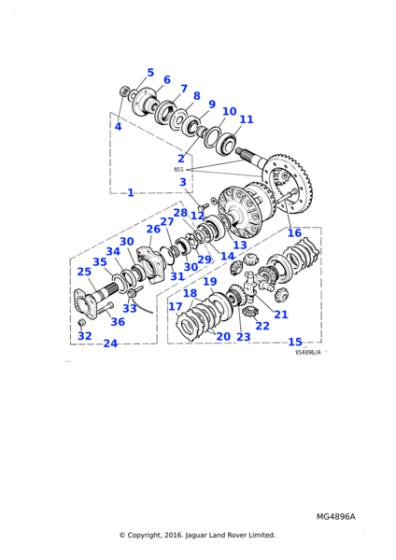JLM442 - Jaguar Drive shaft bolt