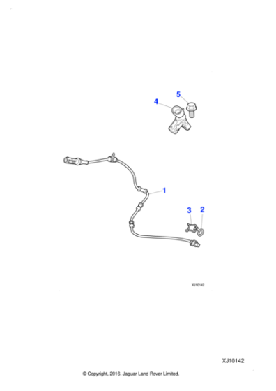 C2C20565 - Jaguar Wheel speed sensor
