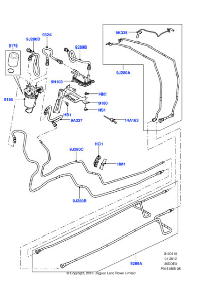 WJU500122 - Land Rover Bracket - Fuel Filter