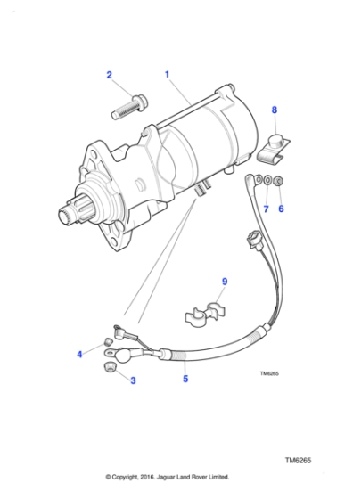 JZN100048 - Jaguar Hexagonal nut