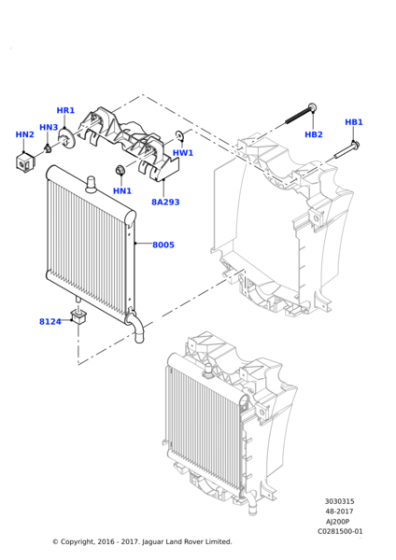 VYF500100 - Land Rover Washer