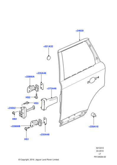 BFH790050 - Land Rover Check - Door