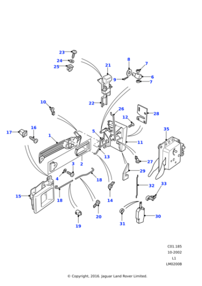 MXC7652 - Land Rover Handle assembly-front door