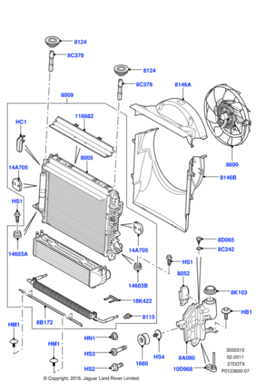 PGG500370 - Land Rover Fan