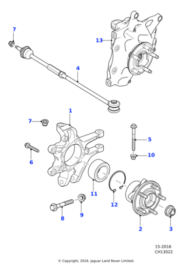 T2R21965 - Jaguar Hub carrier