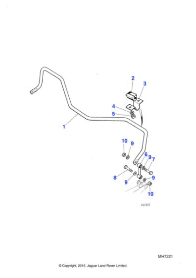 C87374 - Jaguar Self locking nut