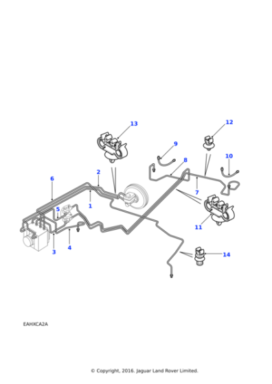 ANR5619 - Land Rover Pipe - Brake