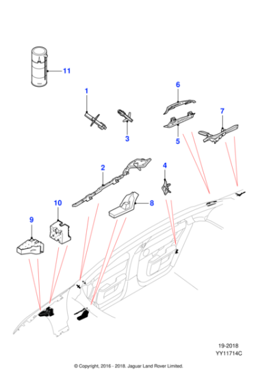 C2D13047 - Jaguar Foam block