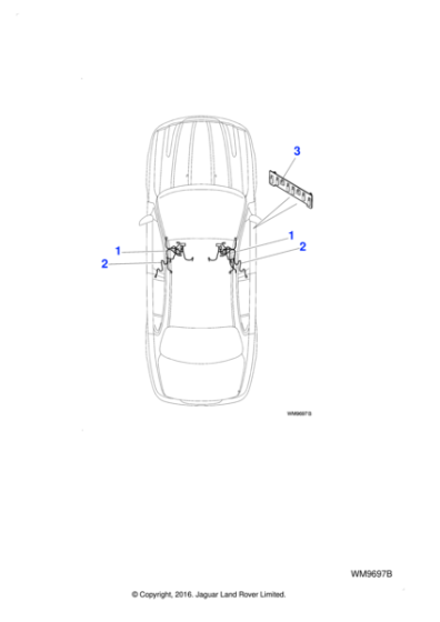 C2S41267 - Jaguar Seat harness