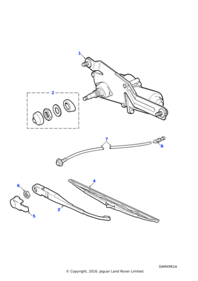 PRC7576 - Land Rover Blade-backlight wiper