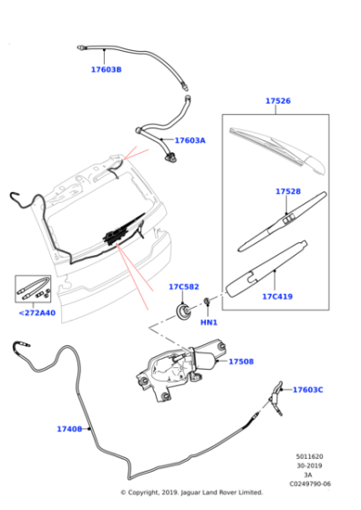 LR064430 - Land Rover Blade - Wiper