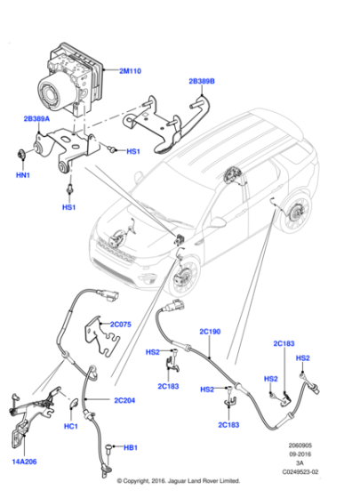 LR122807 - Land Rover Modulator