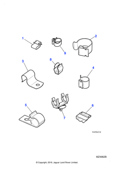 AGU2565 - Jaguar Cable clip