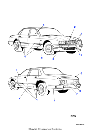 SPM9094 - Jaguar Adhesive tape