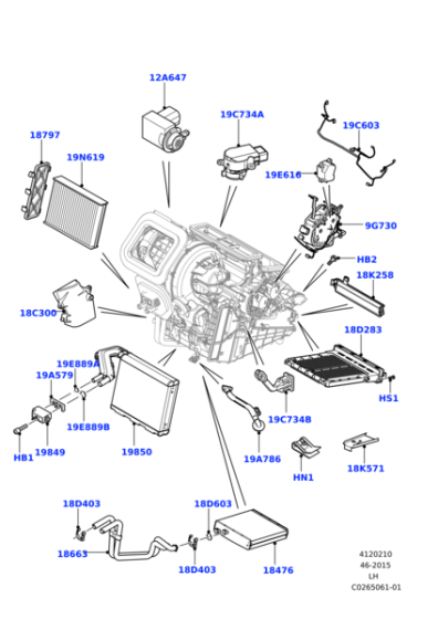 LR062233 - Land Rover Sensor - Heater Temperature Control