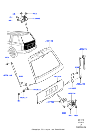 LR038048 - Land Rover Strap - Cable