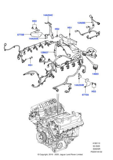 LR020227 - Land Rover Wire