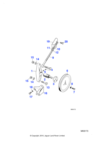 UFN225L - Jaguar Nut