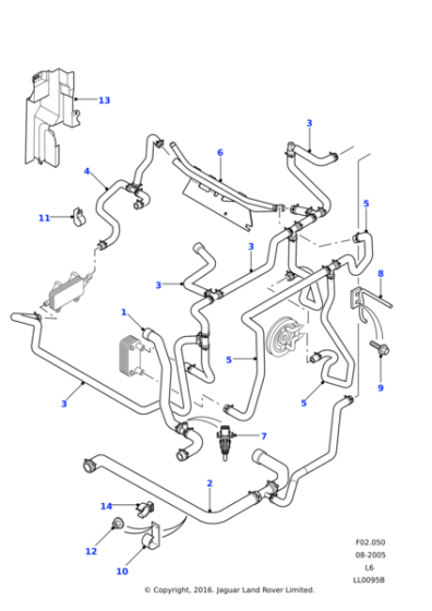 ADU490110 - Land Rover Bracket-harness support