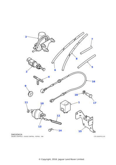 AMR3379 - Land Rover Bracket-pump/actuator