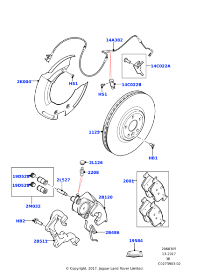 LR125902 - Land Rover Disc - Brake