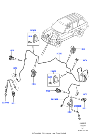 LR011842 - Land Rover Clip