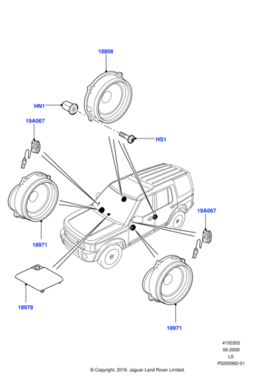 LR077604 - Land Rover Screw