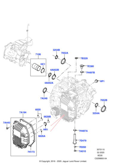 LR000866 - Land Rover Ring - Sealing