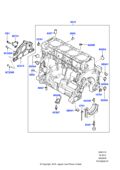 LR001298 - Land Rover Nozzle - Piston Cooling