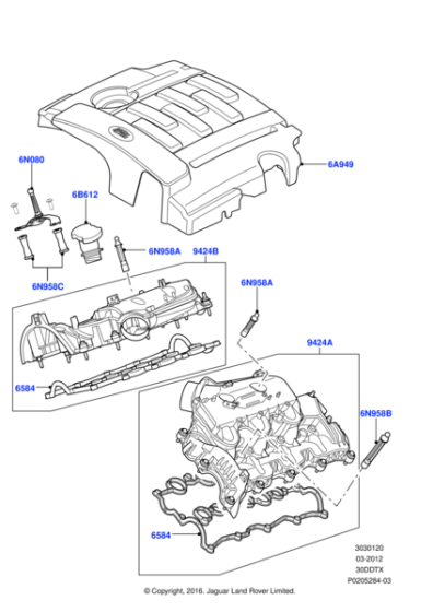 LR013450 - Land Rover Cover
