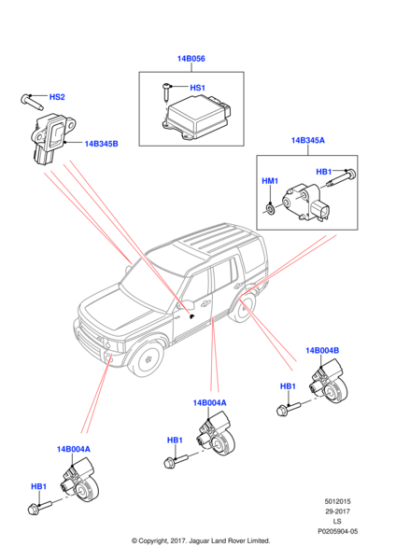 LR085162 - Land Rover Sensor