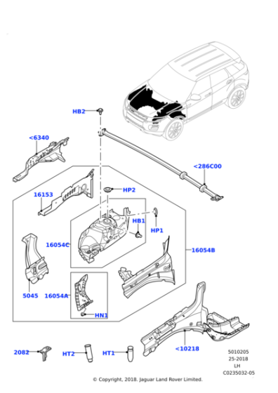 LR086136 - Land Rover Reinforcement