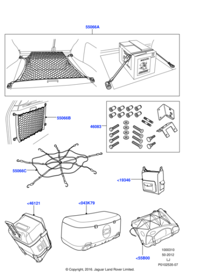 LR004683 - Land Rover Bag - Roof Top Cargo