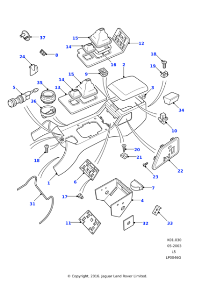 AWR6473 - Land Rover Label-warning