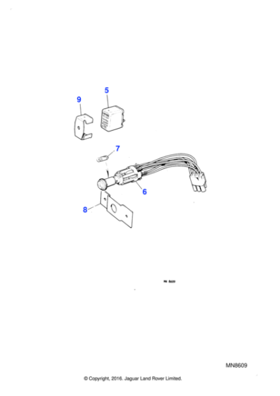 BHA4780 - Jaguar Switch mounting bracket