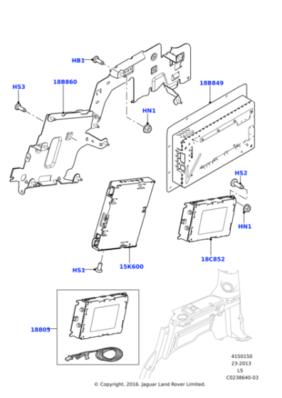 LR093599 - Land Rover Kit - Amplifier