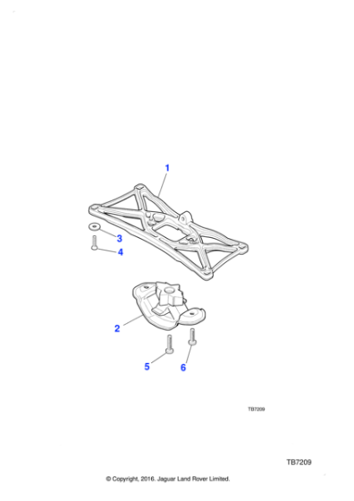 XR817004 - Jaguar Engine mounting