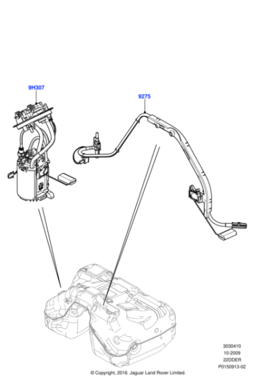 LR038602 - Land Rover Sender And Pump