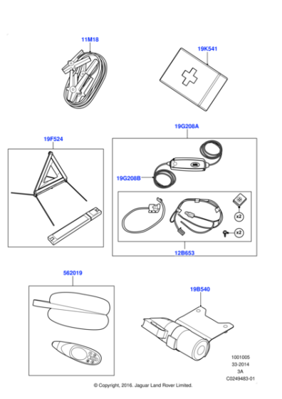 Fire Extinguisher - 1kg, Pre 20MY