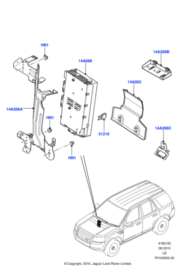 LR018269 - Land Rover Cover - Fuse Panel