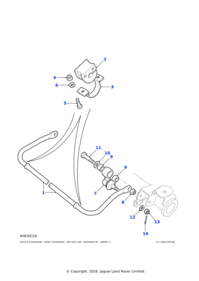 RYF500160 - Land Rover Washer