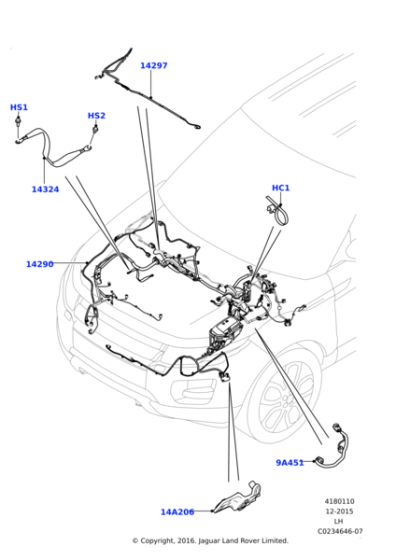 LR041240 - Land Rover Strap - Earth
