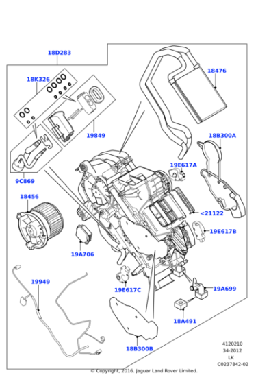LR035745 - Land Rover Tube - Water Drain
