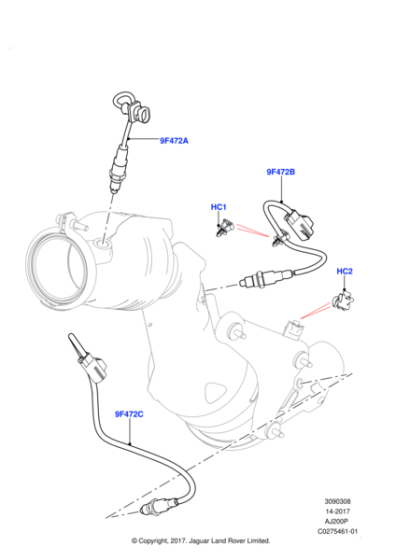 LR140067 - Land Rover Sensor