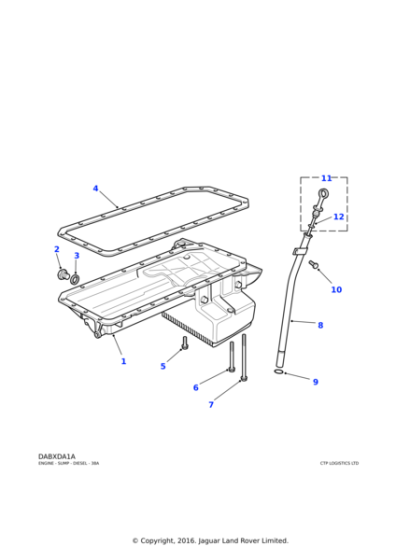 STC2034 - Land Rover Plug-sump assembly oil drain