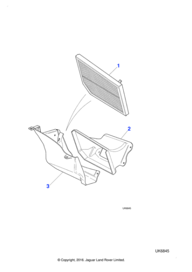 XR819379 - Jaguar Air distribution box vent