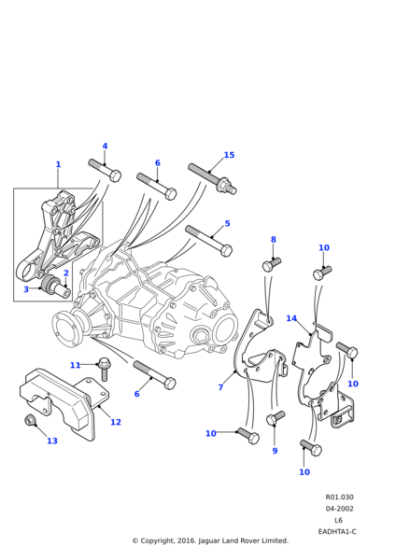 FC110197M - Land Rover Bolt-flanged head