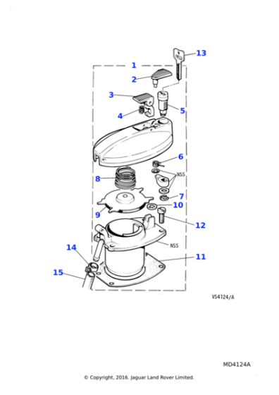 AEU1470 - Jaguar Seal and retainer
